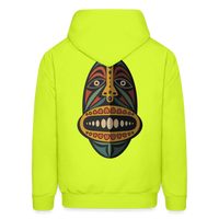 AFRICAN MASK 2 Hoodie - safety green