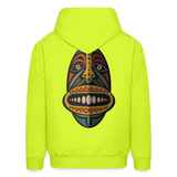 AFRICAN MASK 2 Hoodie - safety green
