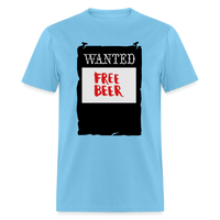 FREE BEER - aquatic blue