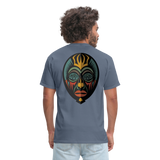 AFRICAN MASK 5 - denim