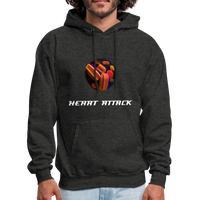 HEART ATTACK Hoodie - charcoal grey