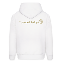 I POOPED Hoodie - white