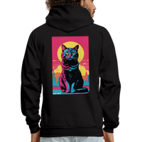 Sunny Cat Hoodie - black