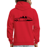 BEAR WITH ME Hoodie - red