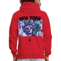 NY Hoodie - red