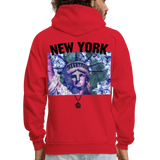 NY Hoodie - red