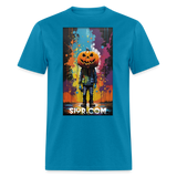 Pumpkin Head - turquoise