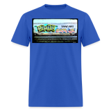 Train Art - royal blue