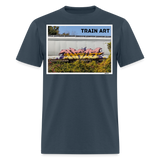 Train Art -  blue dusk