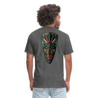 AFRICAN MASK - charcoal
