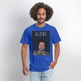 Aliens - royal blue