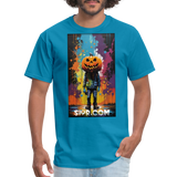 Pumpkin Head - turquoise