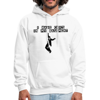 CHICS IN MY BASEMENT Hoodie - white