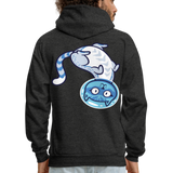 SPACE CAT 4 Hoodie - charcoal grey