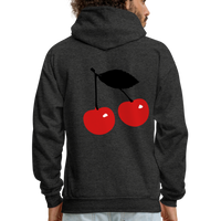 CHERRY TOP Hoodie - charcoal grey