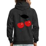 CHERRY TOP Hoodie - charcoal grey