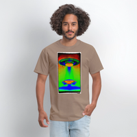 UFO Landing - brown savana