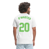 O' - white