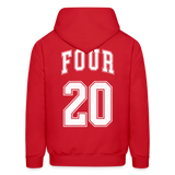 TEAM 420 Hoodie - red