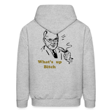 WHAT'S UP Hoodie - heather gray