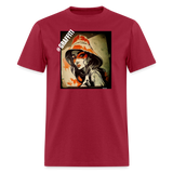 GRAFFITI - dark red