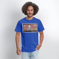 Train Art - royal blue