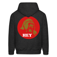 HEY Hoodie - charcoal grey
