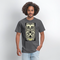 Owl Eyes - charcoal