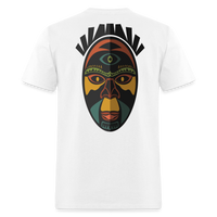 AFRICAN MASK 3 - white
