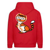 SPACE CAT Hoodie - red