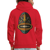 AFRICAN MASK 2 Hoodie - red