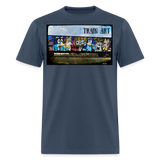 Train Art -  blue dusk