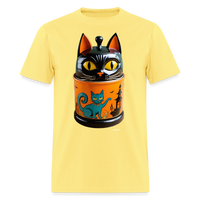 Cat Jar - cornsilk