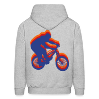 BIKER Hoodie - heather gray