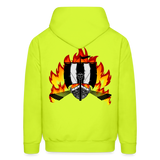 VIKING BATTLE Hoodie - safety green
