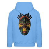 AFRICAN MASK 3 Hoodie - carolina blue