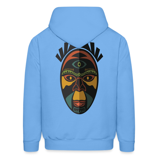 AFRICAN MASK 3 Hoodie - carolina blue