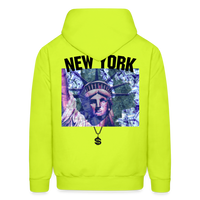 NY Hoodie - safety green