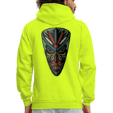 AFRICAN MASK - safety green