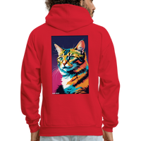 Meow Meow Hoodie - red