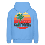 LA Hoodie - carolina blue