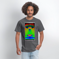 UFO Landing - charcoal