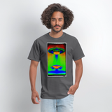 UFO Landing - charcoal