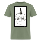 Drawing - military green