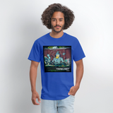 Train Art - royal blue