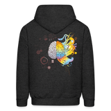 BRAIN ACTIVITY Hoodie - charcoal grey