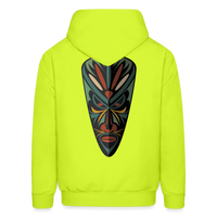 AFRICAN MASK - safety green