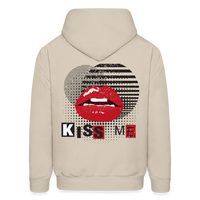 KISS ME  Hoodie - Sand