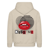 KISS ME  Hoodie - Sand