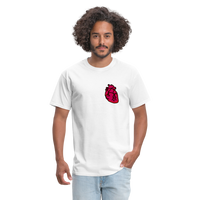 HEART AWARENSS - white